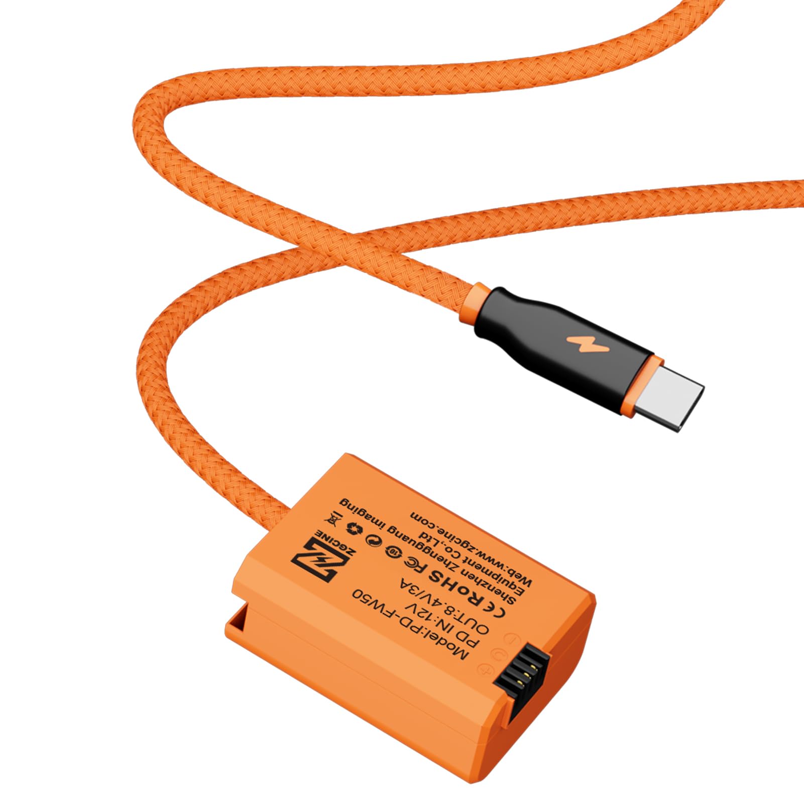 Amazon | BCDYH NP-FW50 ダミーバッテリー、Type-C PD電源ケーブル付き